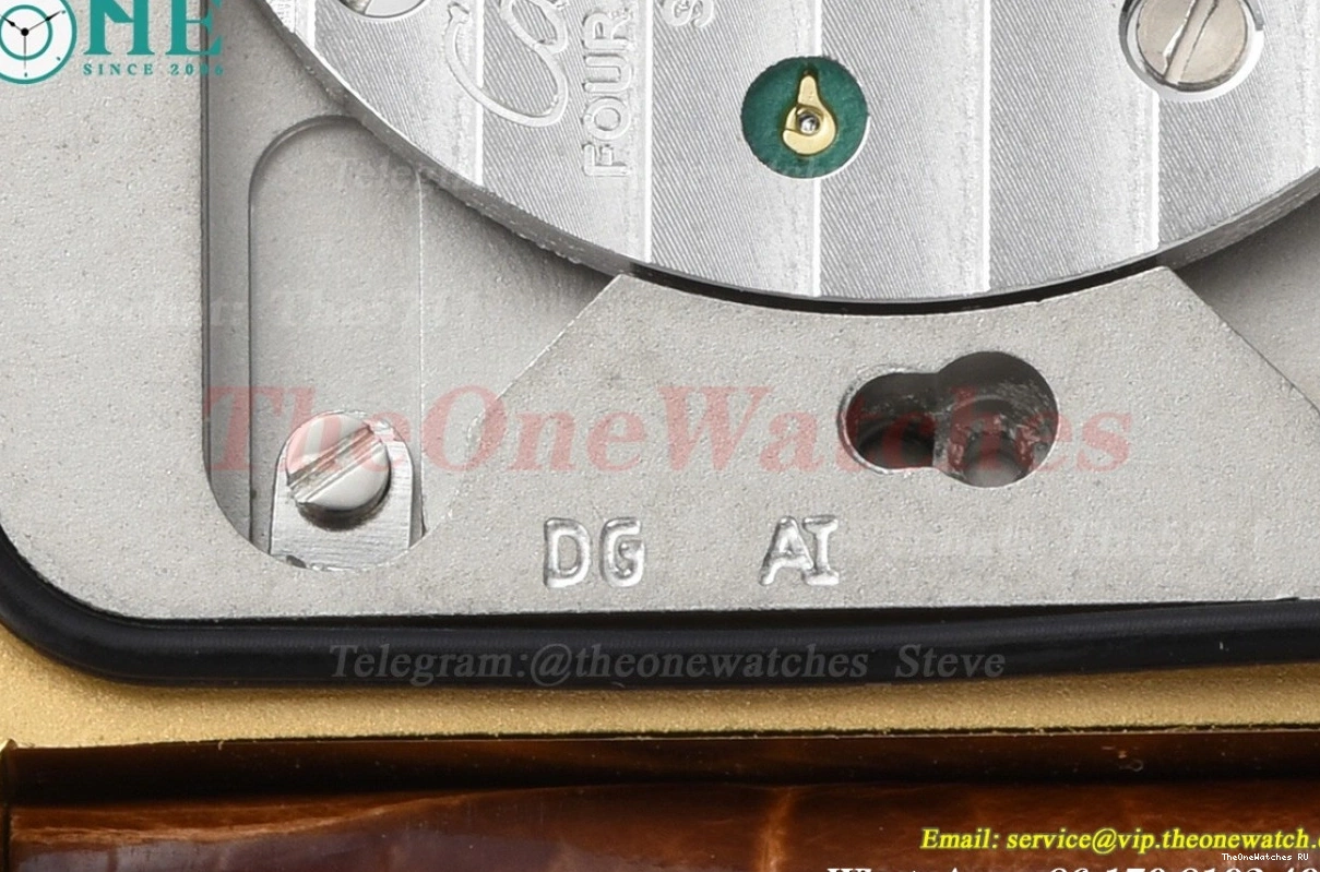 Tank Alligator White Quartz 25.5mm Dial Louis LE YG F1F 0704